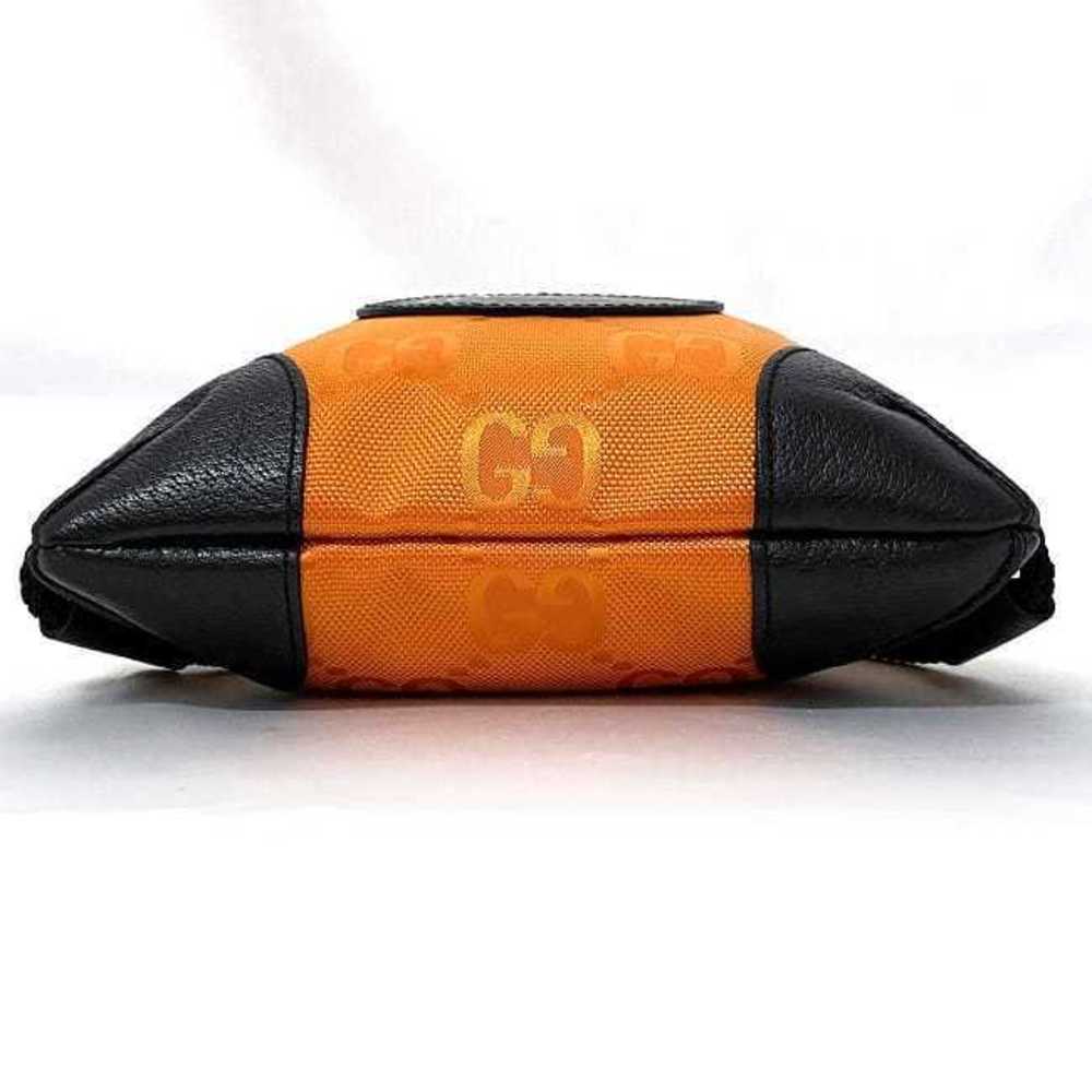Gucci Orange Mini Canvas Backpack - image 4